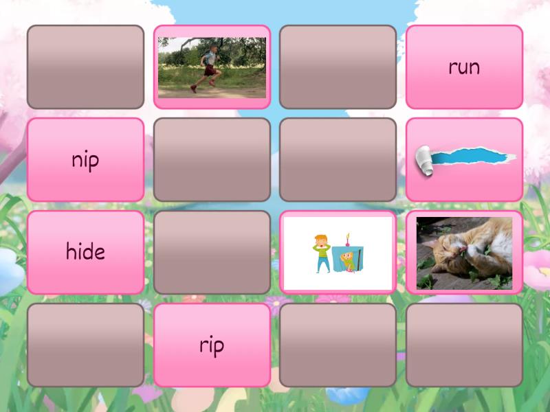 L1 L2 words matching - Matching pairs