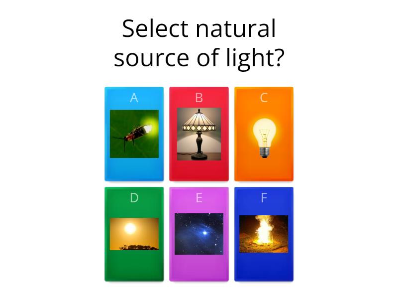 is fire a natural or an artificial source of light explain