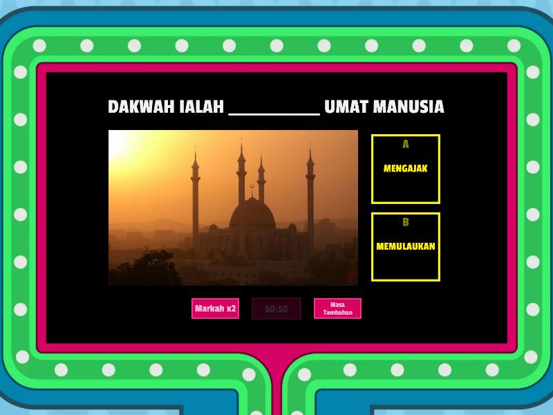 Dakwah Nabi Muhammad S A W Tahun 4 Gameshow Quiz