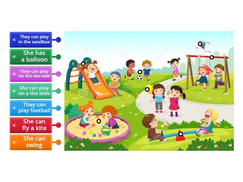 Playground - Labelled diagram