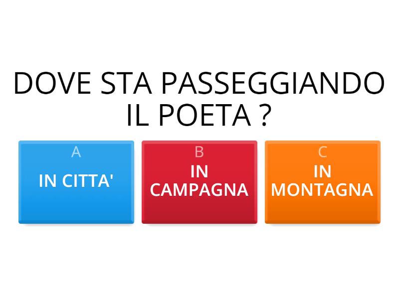 LAVANDARE DI GIOVANNI PASCOLI - Quiz