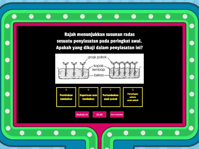 Kuiz Interaksi Antara Hidupan (Tumbuhan) Sains Tahun 6 - Concurso De ...