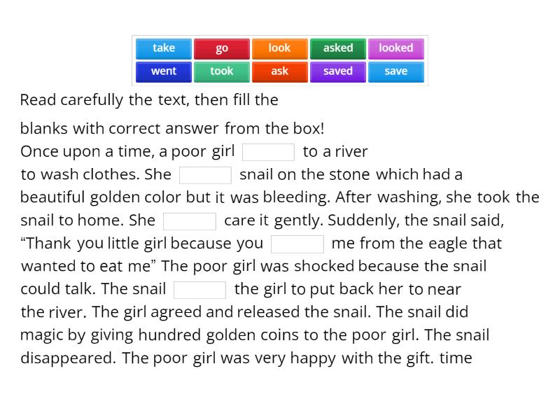 Writing Exercise - Complete the sentence