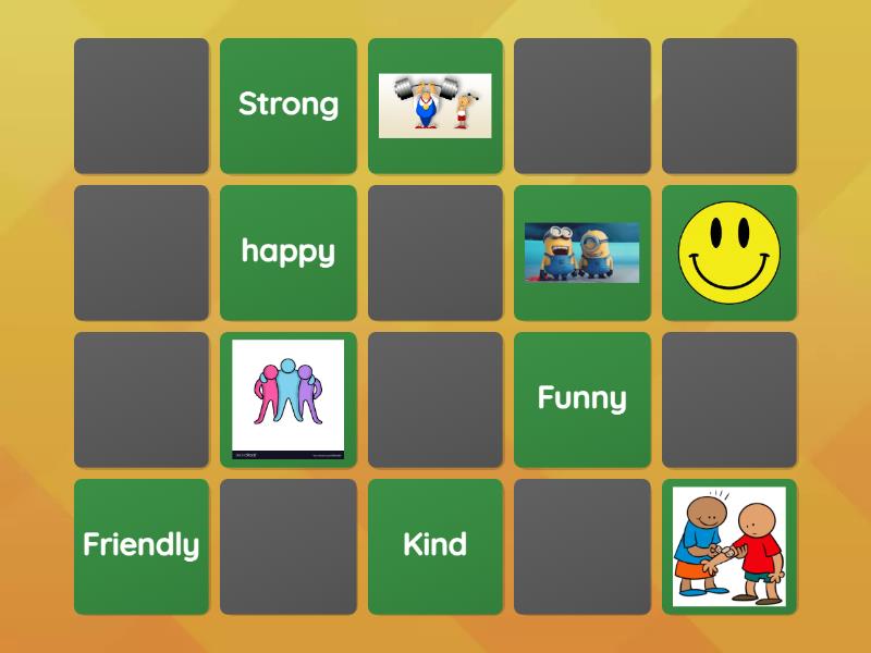 values - Matching pairs