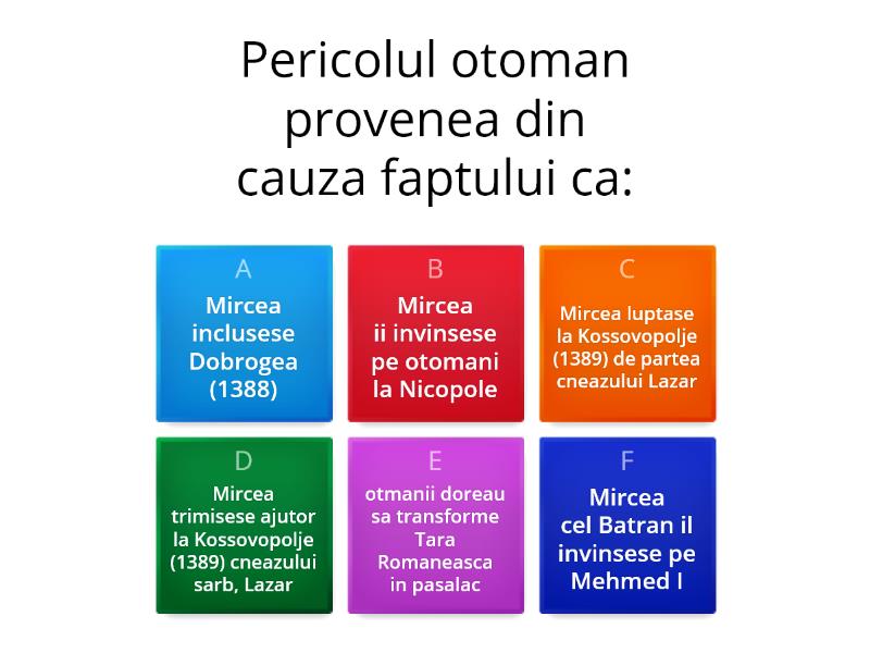 Mircea Cel Batran Quiz