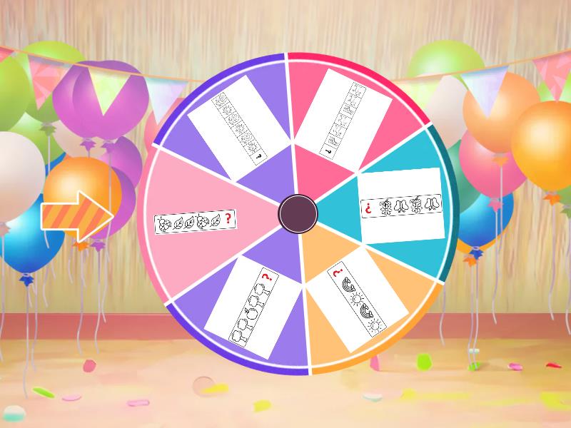 Completar el patrón - Spin the wheel
