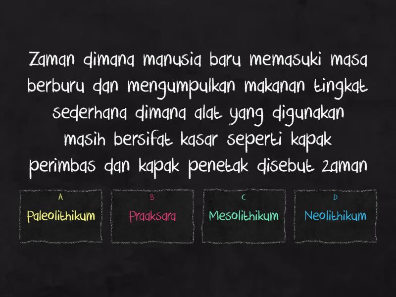 Nadira Khairunnisa_Zaman Praaksara, Mengenal Leluhur Bangsa Dan ...