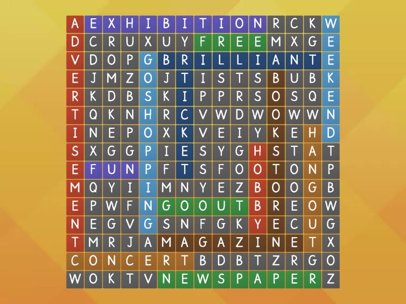 VOCABULARY BUILDER - Wordsearch