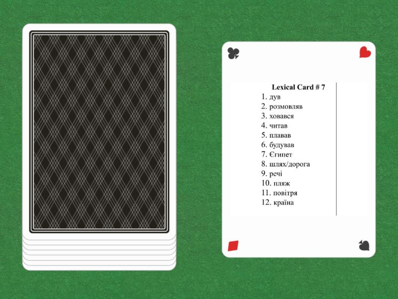 Lexical Cards (5C) - Speaking cards