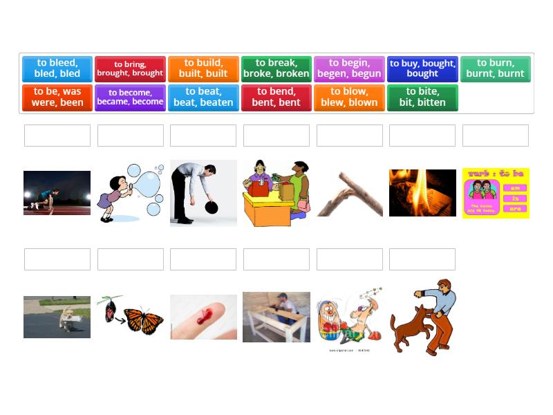 Irregular verbs b - Match up