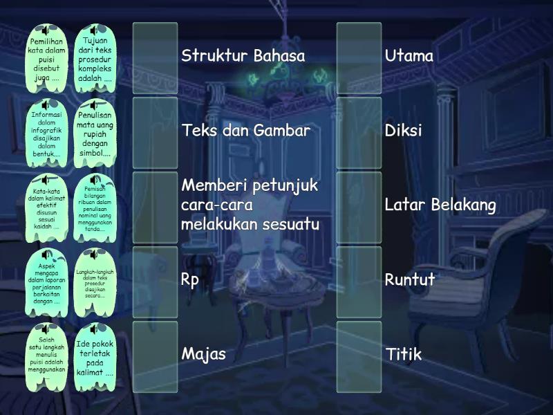 Isilah Titik-titik Di Bawah Ini Dengan Jawaban Yang Benar ! - Match Up