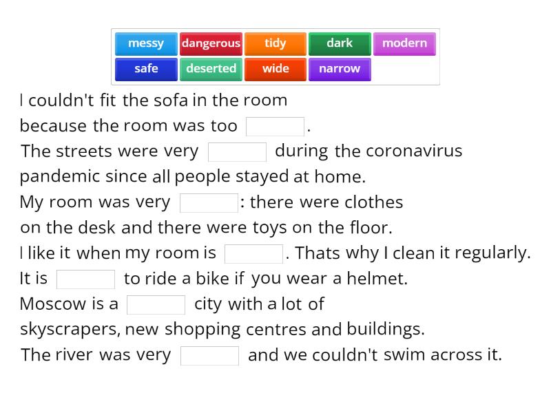 Towns and places Insight Unit 2 - Complete the sentence