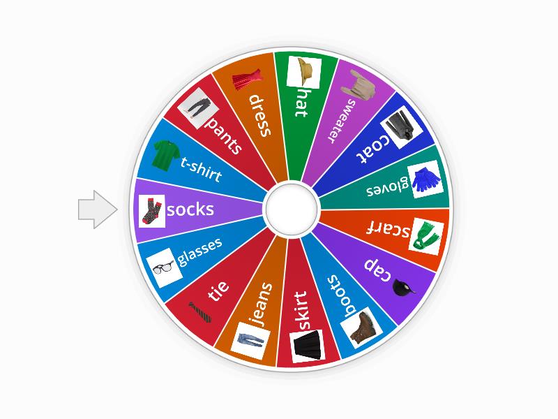 clothes - Random wheel