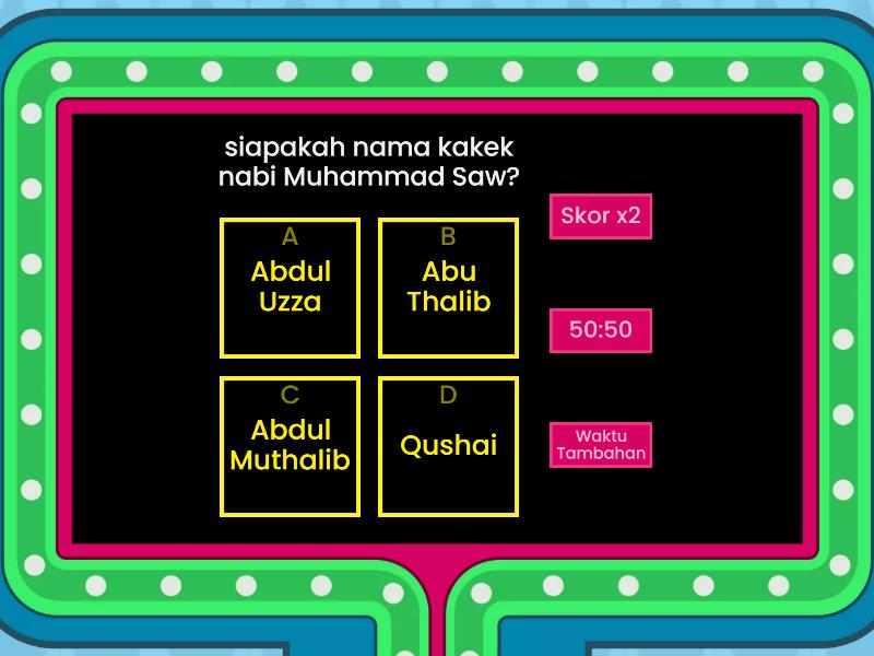 Kuis Nabi Dan Rasul - Gameshow Quiz