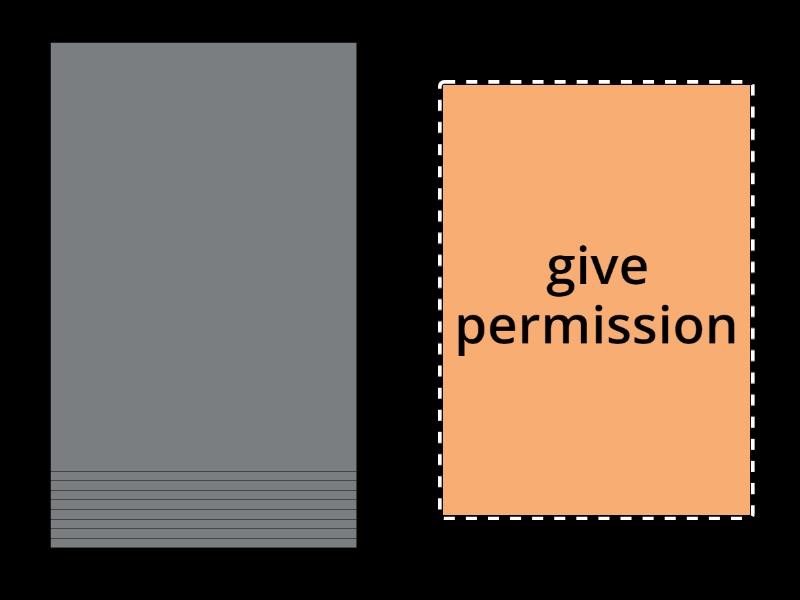 permission - Speaking cards