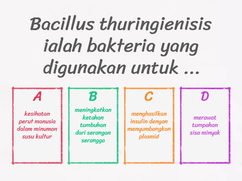 Bioteknologi Quiz