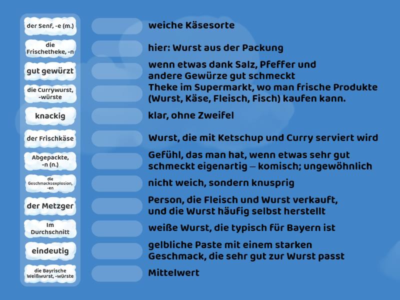 Wurst - Match up