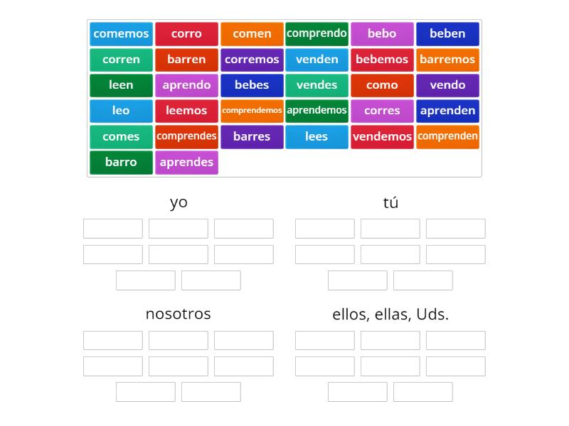 regular-present-tense-verbs-er-spanish-group-sort