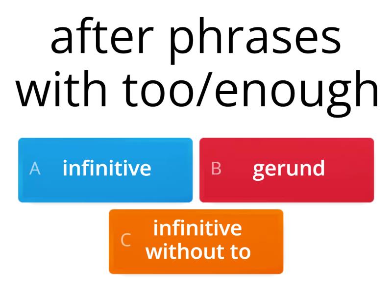 Infinitive And Gerund - Quiz