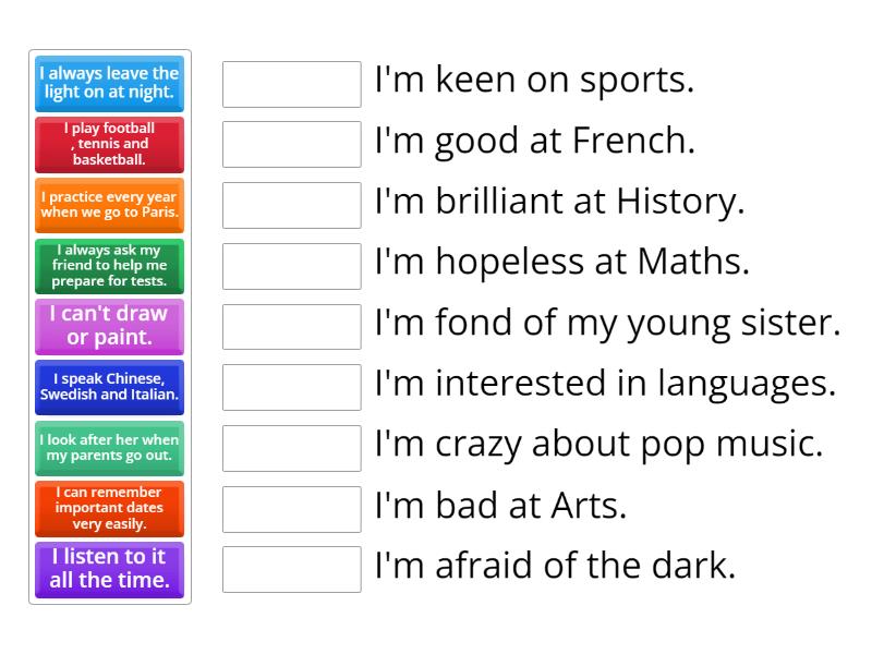 Adjectives with prepositions ww2 u.8.7 - Match up