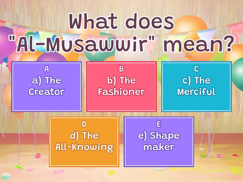 Al-Mussawer - Quiz