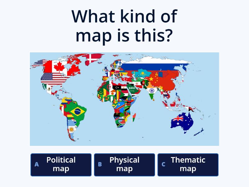 Types of maps 1 - Quiz