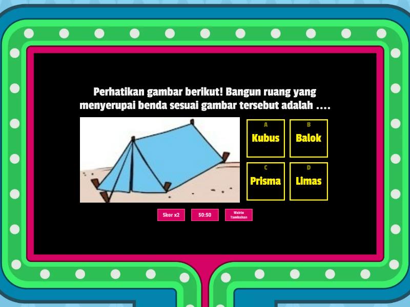 Kuis Bangun Ruang - Gameshow Quiz