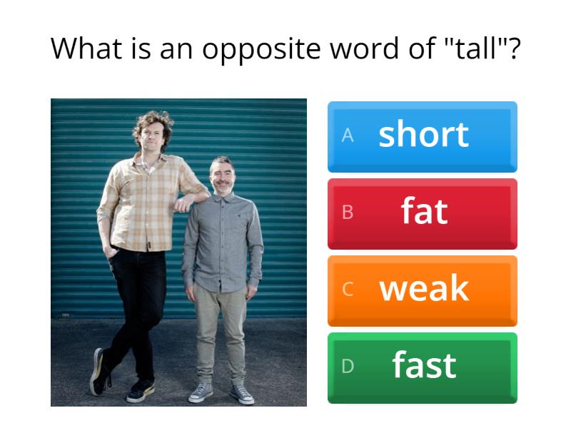 Opposite Words - Quiz