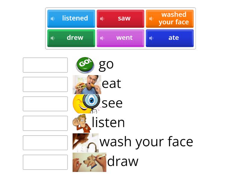 Past Simple Match Up