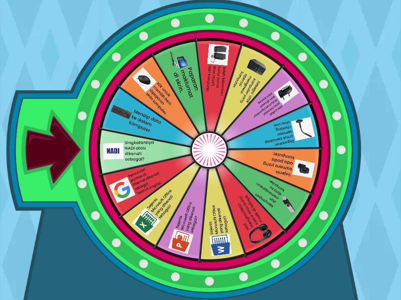 Kuiz PEDi Roda ICT - Spin the wheel