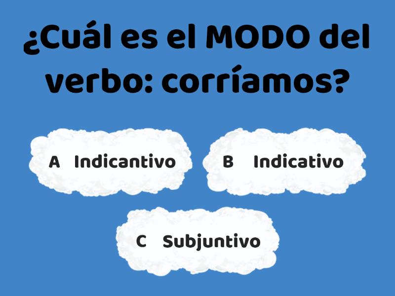 Los Verbos Y Sus Accidentes - Quiz