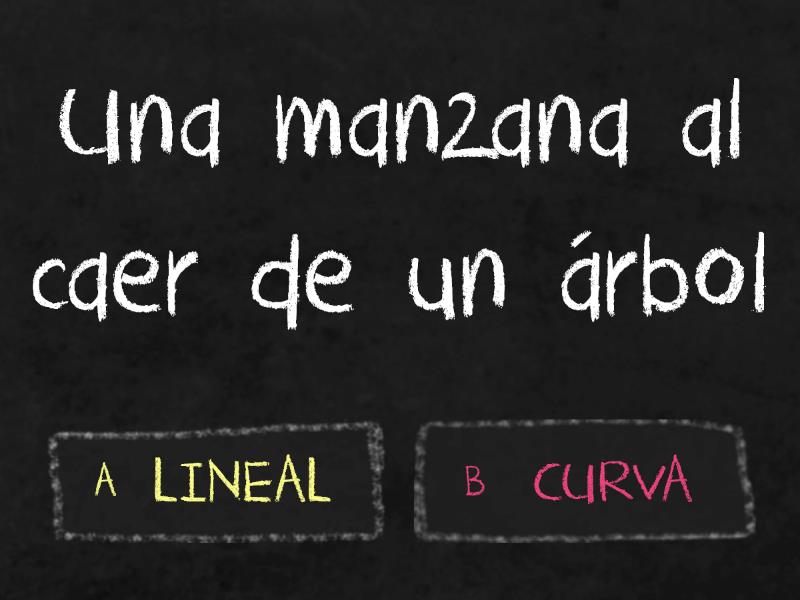 TRAYECTORIA - Identificamos tipos de trayectorias - Quiz