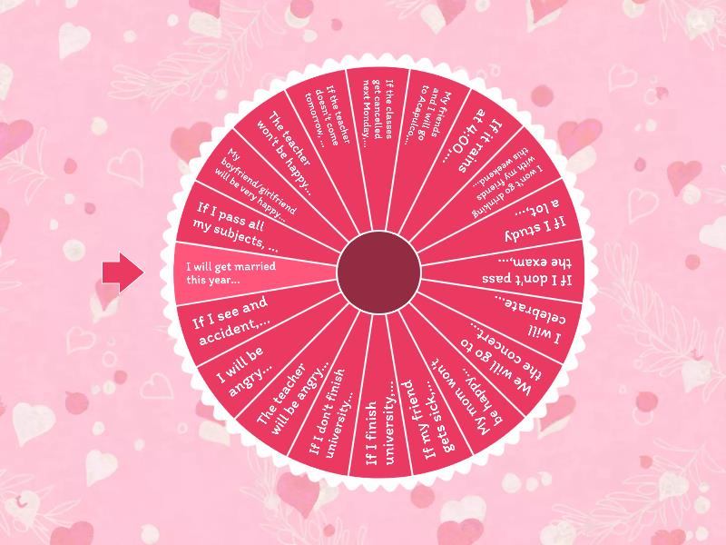 FIRST CONDITIONAL - Random wheel