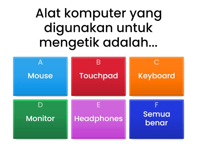 Sistem Komputer - Quiz