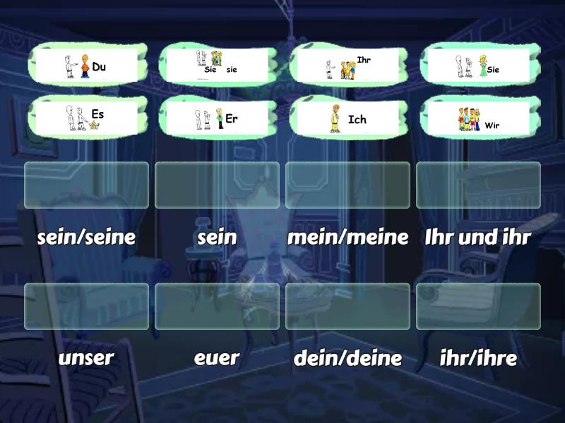 Possessivpronomen - Match Up