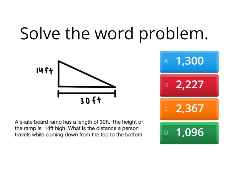 Pythagorean Theorem - Quiz