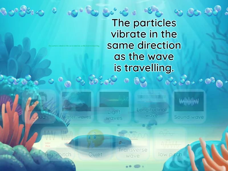 Transverse and longitudinal waves Match up - Find the match