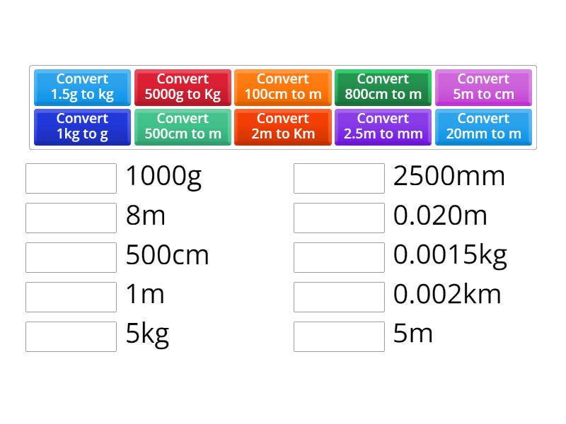 metric-conversion-match-up