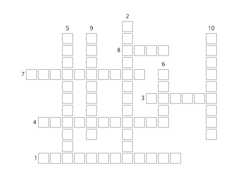 Cruciverba Scienze B.b. - Crossword