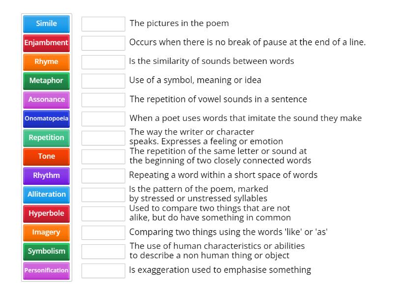 poetic-techniques-revision-task-match-up