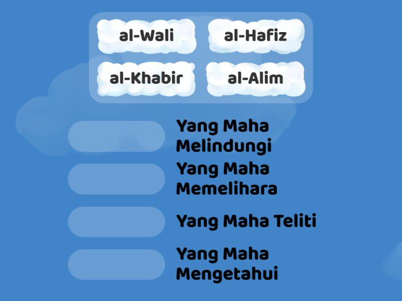 Asmaul Husna Kelas 2 Match Up