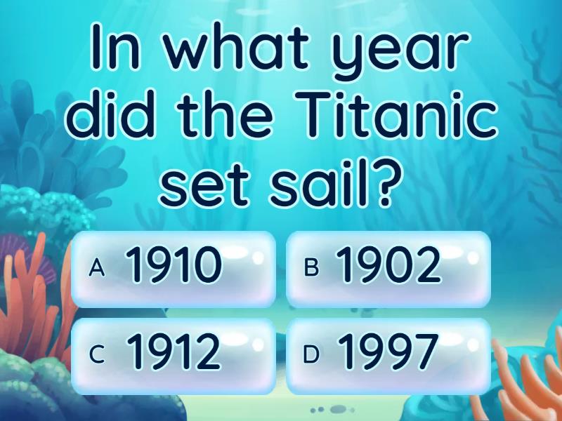 Titanic quiz