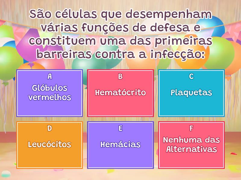 HEMOQUEST - A JORNADA DO HEMOGRAMA - Quiz