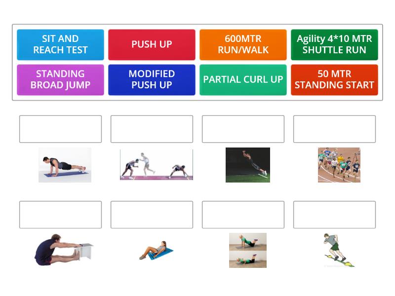 MOTOR FITNESS TEST - Match up