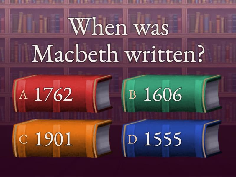 Macbeth quiz