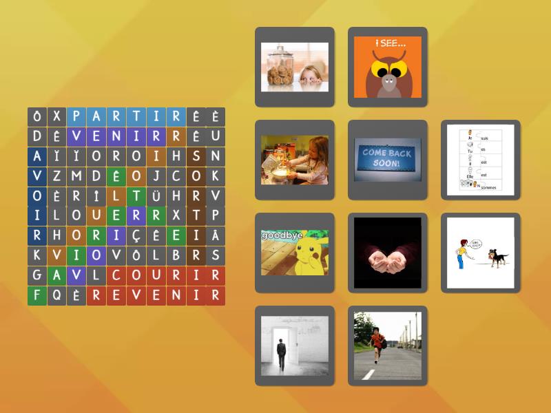 word search Grade Four French Spelling Words Madame Bell Les Mots