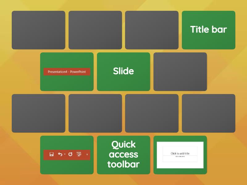 Powerpoint interface matching pairs