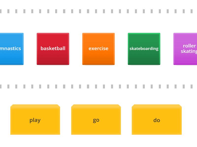 of Sports (play/go/do) - Speed sorting