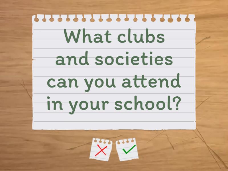 Task 2_School events - Flash cards