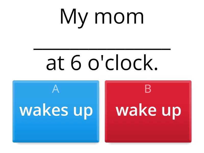 Present Simple 3rd Person Singular Verb+s - Quiz